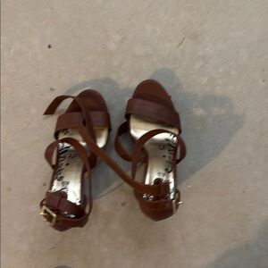 Brown Leather Women's Sandals